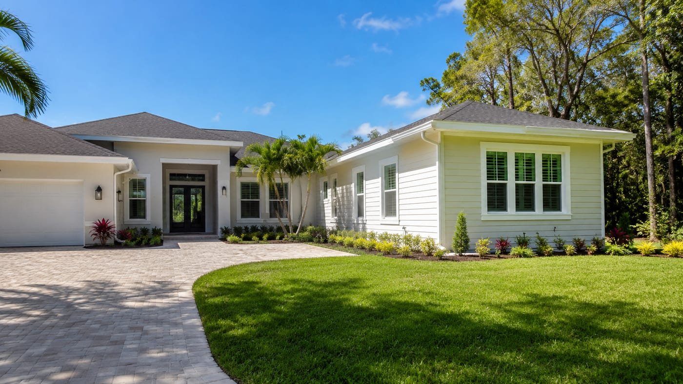 Completed home addition by Acosta Builders — a finished wing tied into the existing house and handed over